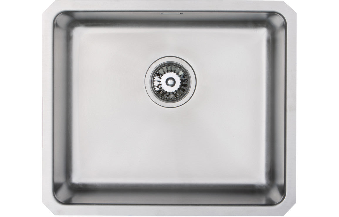 Prima+ Large 1.0B R25 Undermount Sink - St/Steel CPR048