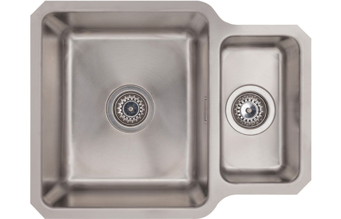 Prima+ 1.5B R25 Reversible Undermount Sink - St/Steel CPR052