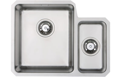 Prima+ 1.5B R25 LH Undermount Sink - St/Steel CPR054