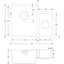 Prima+ 1.5B R25 LH Undermount Sink - St/Steel CPR054
