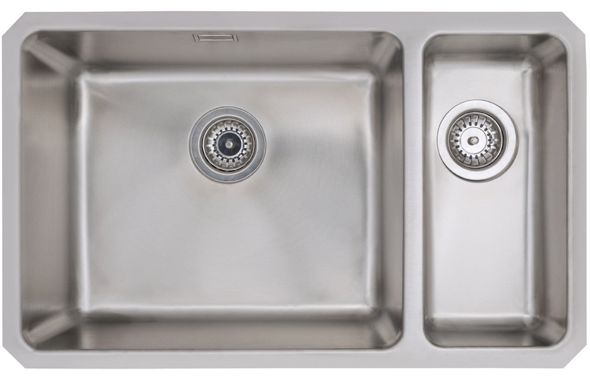 Prima+ Large 1.5B R25 LH Undermount Sink - St/Steel CPR056