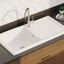 Prima 1B 1D Reversible Ceramic Inset Sink - White