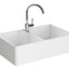 Prima 2B Belfast Ceramic Sit On Sink (Inc. Waste) - White CPR419