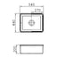 Prima 1B Undermount Ceramic Sink (Inc. Waste) - White CPR420