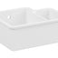 Prima 1.5B LHMB Undermount Ceramic Sink (Inc. Waste) - White CPR421