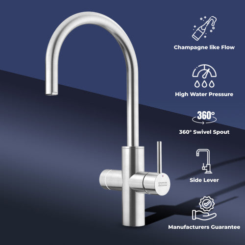 Franke Mythos Water Hub 6-in-1 Electronic Tap – Stainless Steel