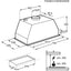 AEG DGB3850M 70cm Canopy Hood - St/Steel