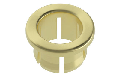 Overflow Ring - Brushed Brass Basin Waste Cover