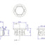 Overflow Ring - Brushed Brass Basin Waste Cover