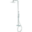 Vema Thermostatic Square Bar Valve w/Fixed Head & Riser - Chrome DICM0466
