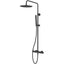 Vema Thermostatic Shower Column w/Fixed Head & Riser - Matt Black DICM0518