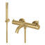 Vema Tiber Wall Mounted Bath/Shower Mixer - Brushed Brass DICM0838