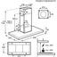 AEG DIE5961HG 90cm Box Island Hood - St/Steel
