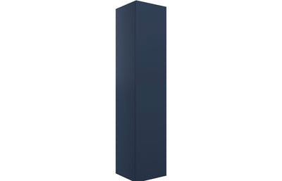 350mm Wall Hung 1 Door Tall Unit - Matt Deep Blue