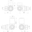 Anthracite Radiator Valves - Corner