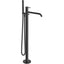 Vema Maira Floor Standing Bath Filler - Matt Black DITB1100