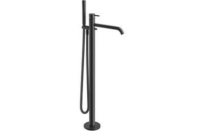 Vema Maira Floor Standing Bath Filler - Matt Black DITB1100