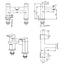 Vema Lys Deck Mounted Bath Filler - Chrome DITB2142