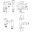 Vema Maira Deck Mounted Bath/Shower Mixer - Chrome DITB2144