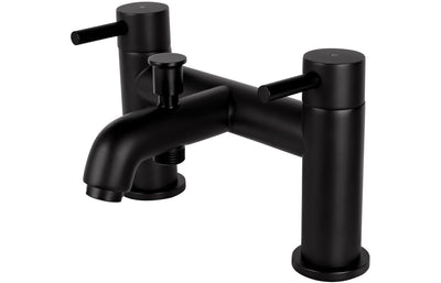Vema Maira Deck Mounted Bath/Shower Mixer - Matt Black DITB2148