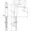 Vema Lys Tall Basin Mixer - Chrome DITS1216