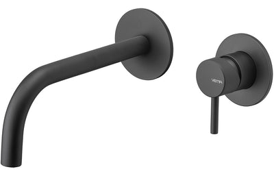 Vema Maira Wall Mounted Basin Mixer - Matt Black DITS1230