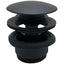 Vema Unslotted Push Button Waste - Matt Black : DITW0052