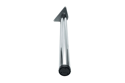 Worktop - Breakfast Bar 710mm Chrome Table Leg