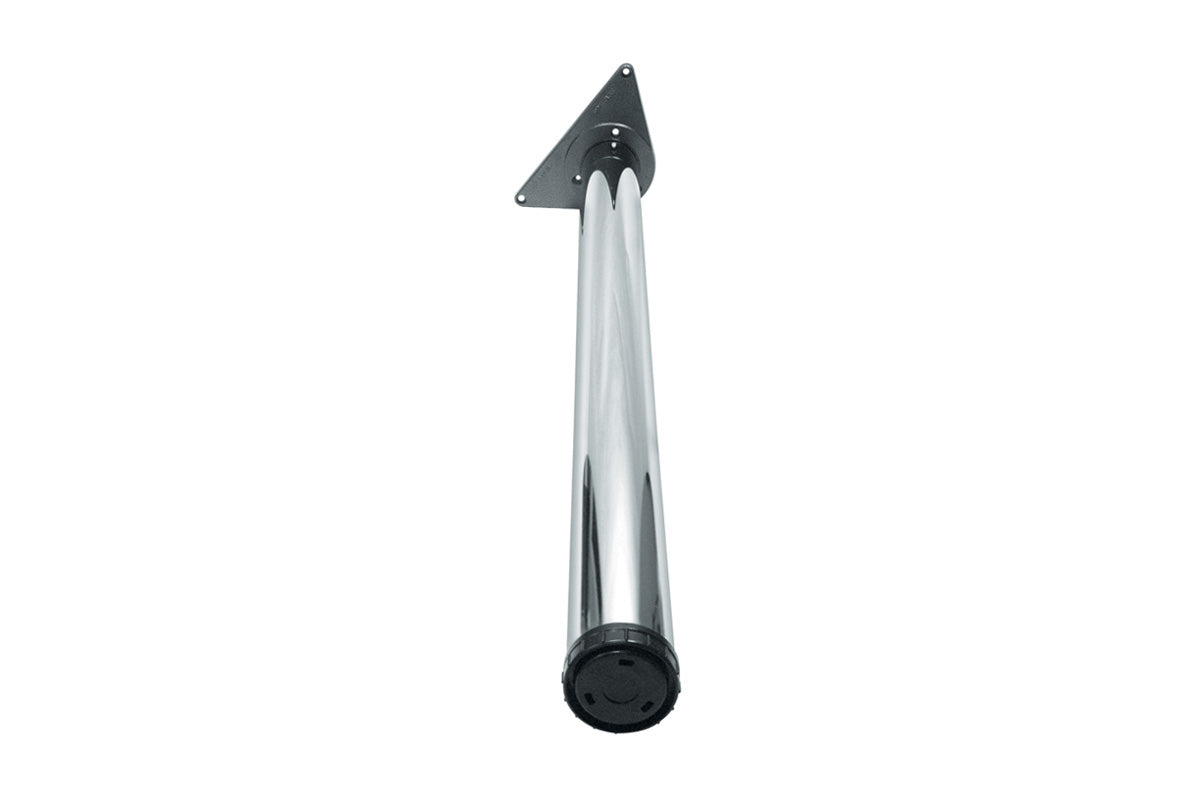 Worktop - Breakfast Bar 870mm Chrome Table Leg