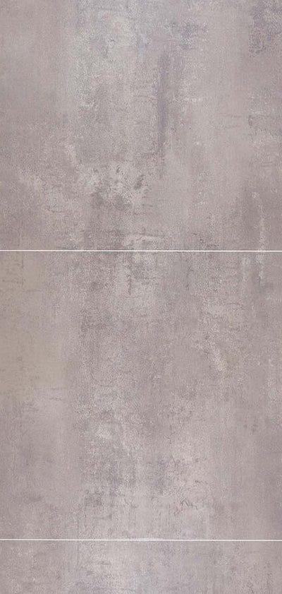 Wall & Water CEMENT Bathroom Panel 600x600mm Tile Effect