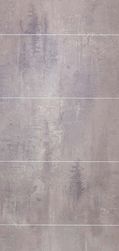Wall & Water CEMENT Bathroom Panel 600x300mm Tile Effect