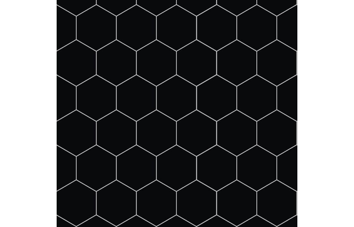 Fibo Urban - Black Silk (Hexagonal)