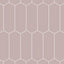 Fibo Urban - Dusky Pink (Elongated Hexagonal)