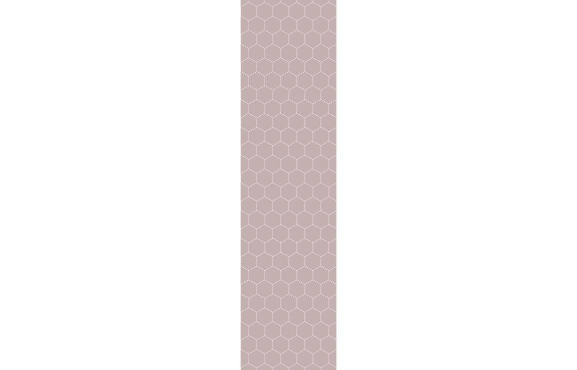 Fibo Urban - Dusky Pink (Hexagonal)