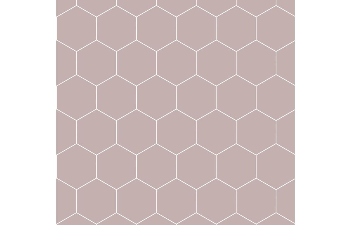 Fibo Urban - Dusky Pink (Hexagonal)