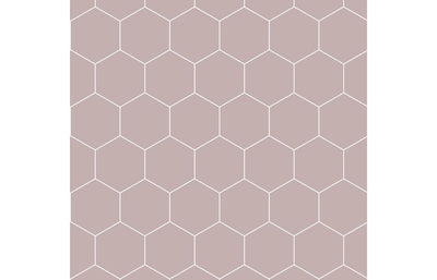 Fibo Urban - Dusky Pink (Hexagonal)