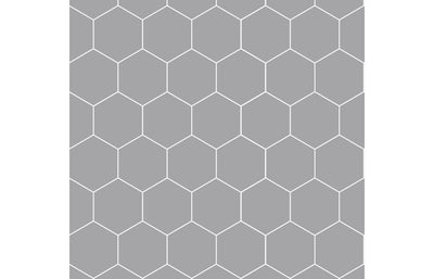 Fibo Urban - Medium Grey (Hexagonal)
