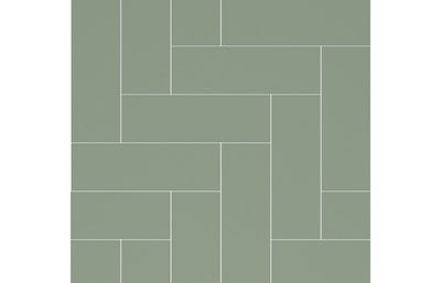 Fibo Urban - Olive Green (Straight Herringbone)
