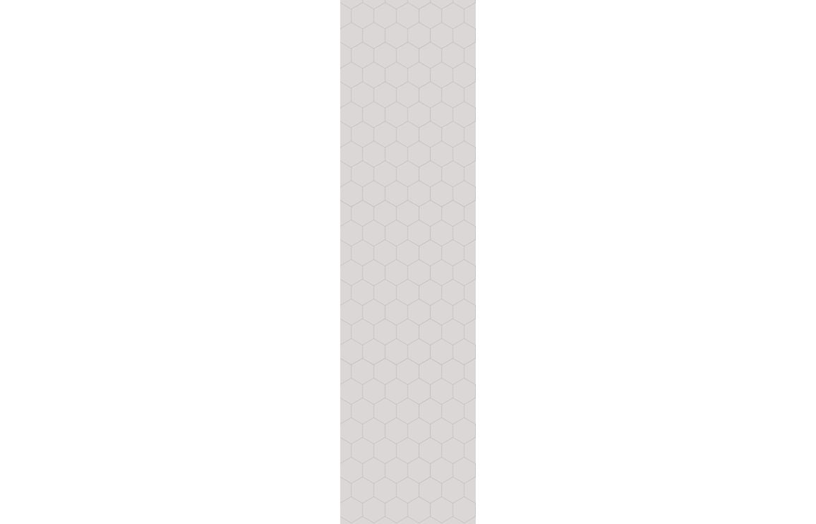 Fibo Urban - White Silk (Hexagonal)