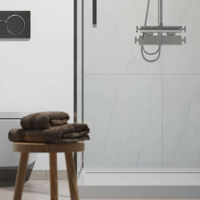 Fibo Marble - Bright Marble (Tile Effect)