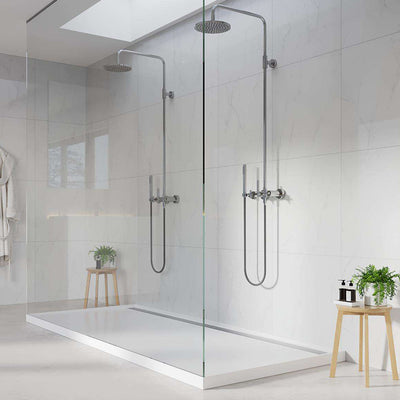 Fibo Marble - Bright Marble (Tile Effect)
