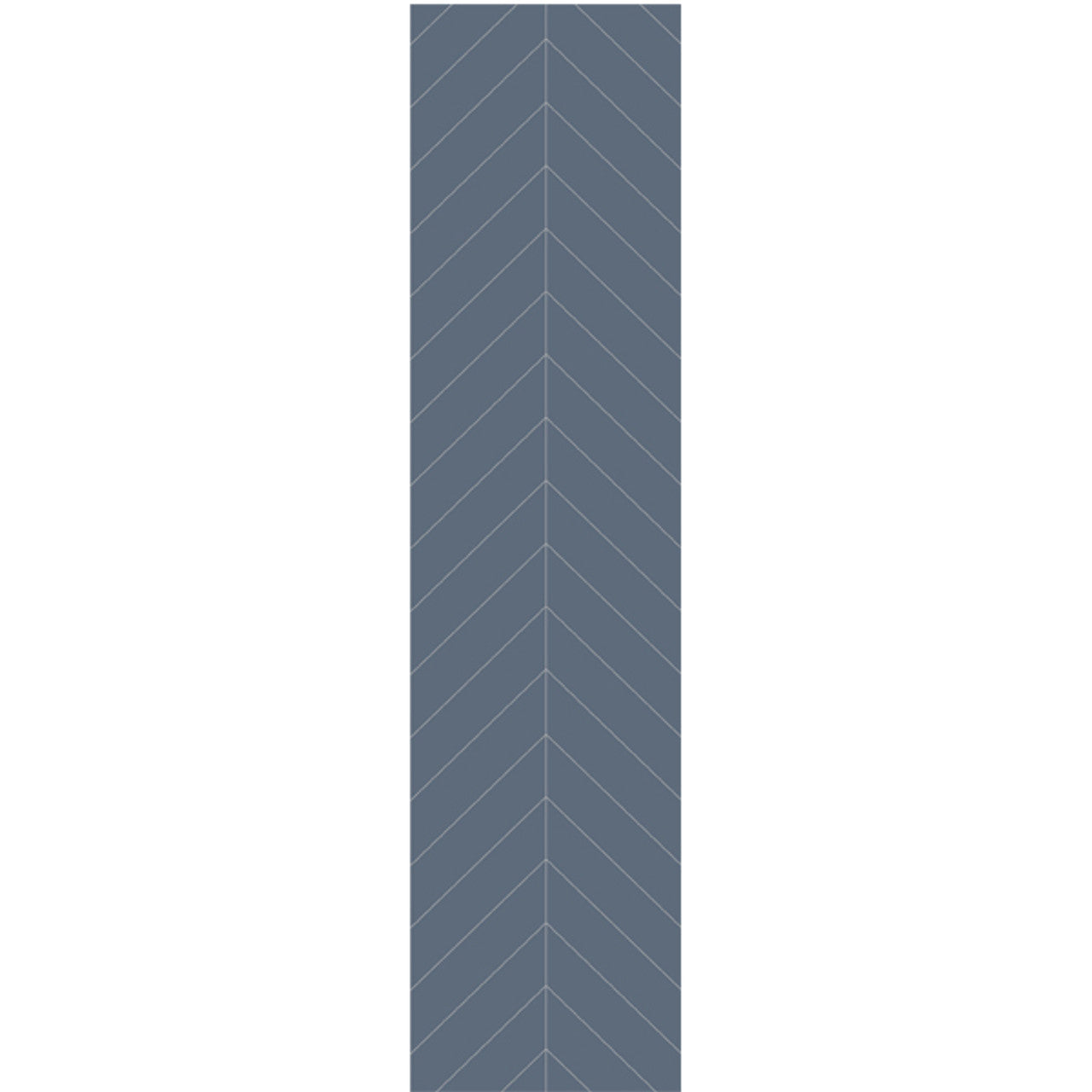 Fibo Urban Chevron Dusty Blue Shower Panel