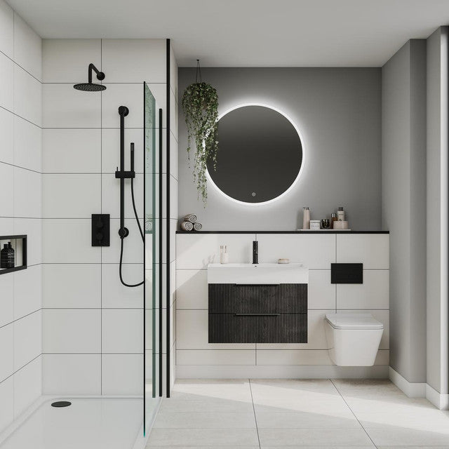 Fibo Contemporary - White Contrast (Tile Effect)