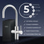 Franke Mythos Water Hub 5-in-1 Electronic Tap – Stainless Steel