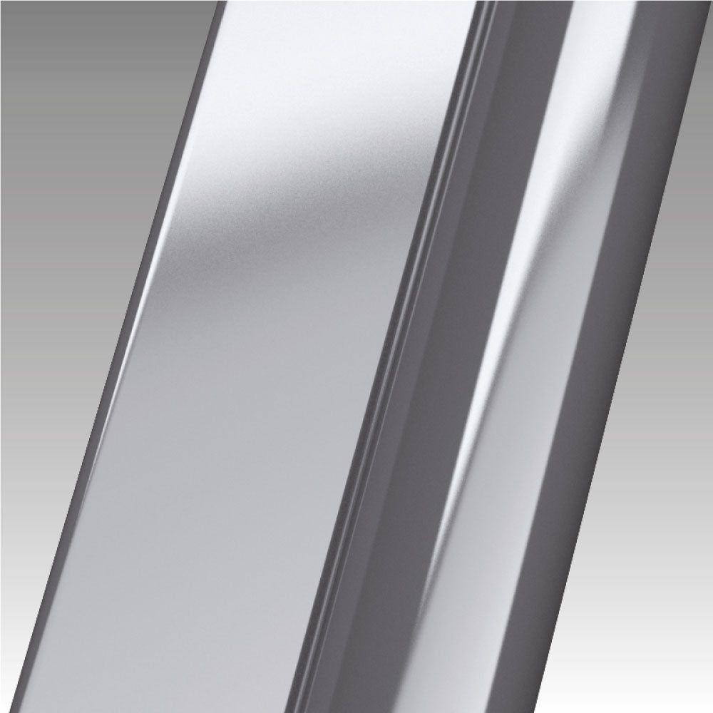 Novellini N180 G&F Hinged Door Corner Shower Enclosure - Inox