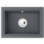 Abode Denton 1.0 Bowl Granite Sink Black