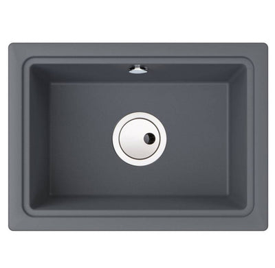 Abode Denton 1.0 Bowl Granite Sink Black