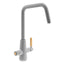 Abode Pronteau Scandi-E 4 in 1 Hot & Filtered Kitchen Tap Wood Handle Matt Grey