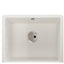 Abode MATRIX SQGR15 1.0 Bowl Granite Sink Large Bowl White