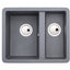 Abode MATRIX SQ GR15 1.5 Bowl Granite Sink Grey